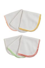 Bebek Penye Ağız Mendili Interlok 6'lı