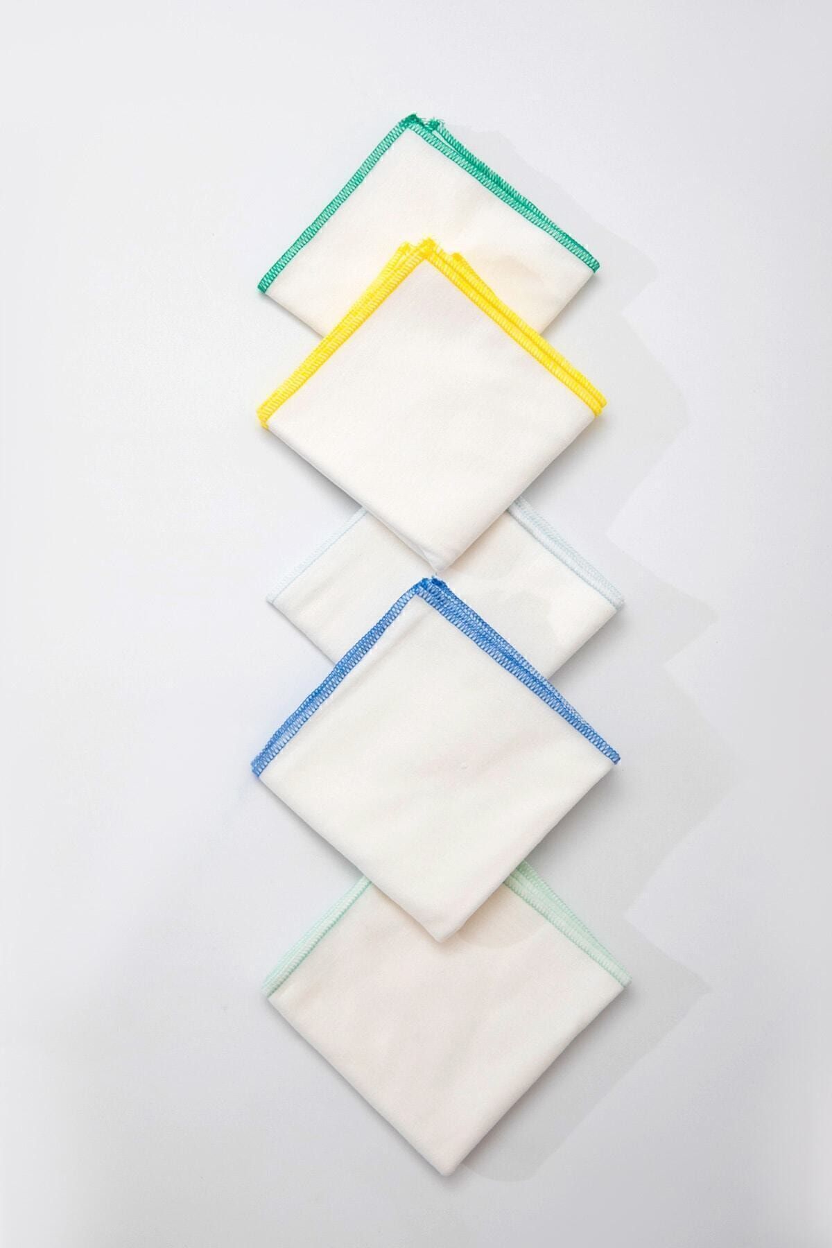 Erkek Pamuklu 10lu Bebek Mendili 4268-e Bebek Ağız Bezi