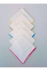 5'li Kız Erkek Bebek %100 Pamuk Ağız Mendili