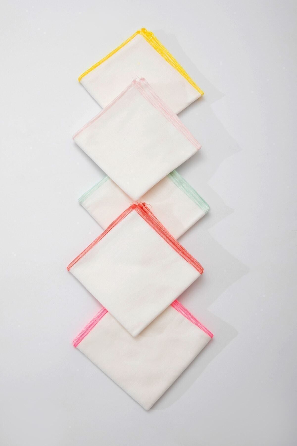 10'lu Bebek Ağız Mendili %100 Pamuklu