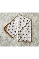 Fitilli Tek Katlı Mickey Mouse Bebek Kundak Battaniye