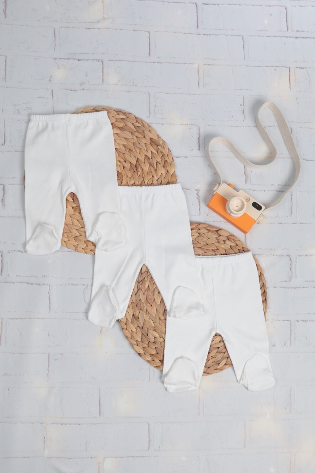 Organik Patikli Tek Alt 3'lü Set