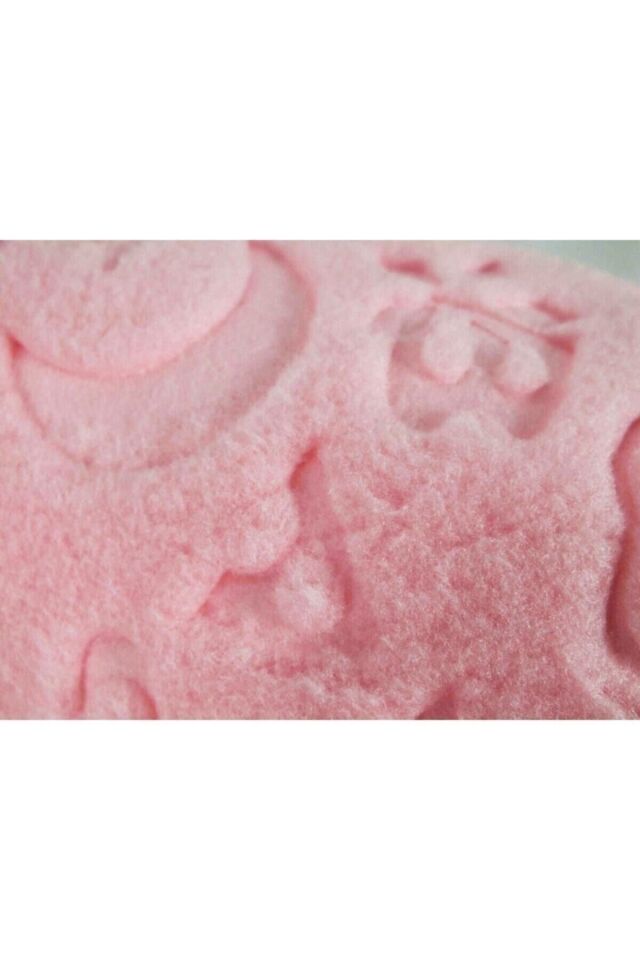 Pembe Peluş Bebek Battaniyesi 110 X 90cm (ÜRÜN MEVSİMLİK INCEDİR) Pembe - 100 X 100