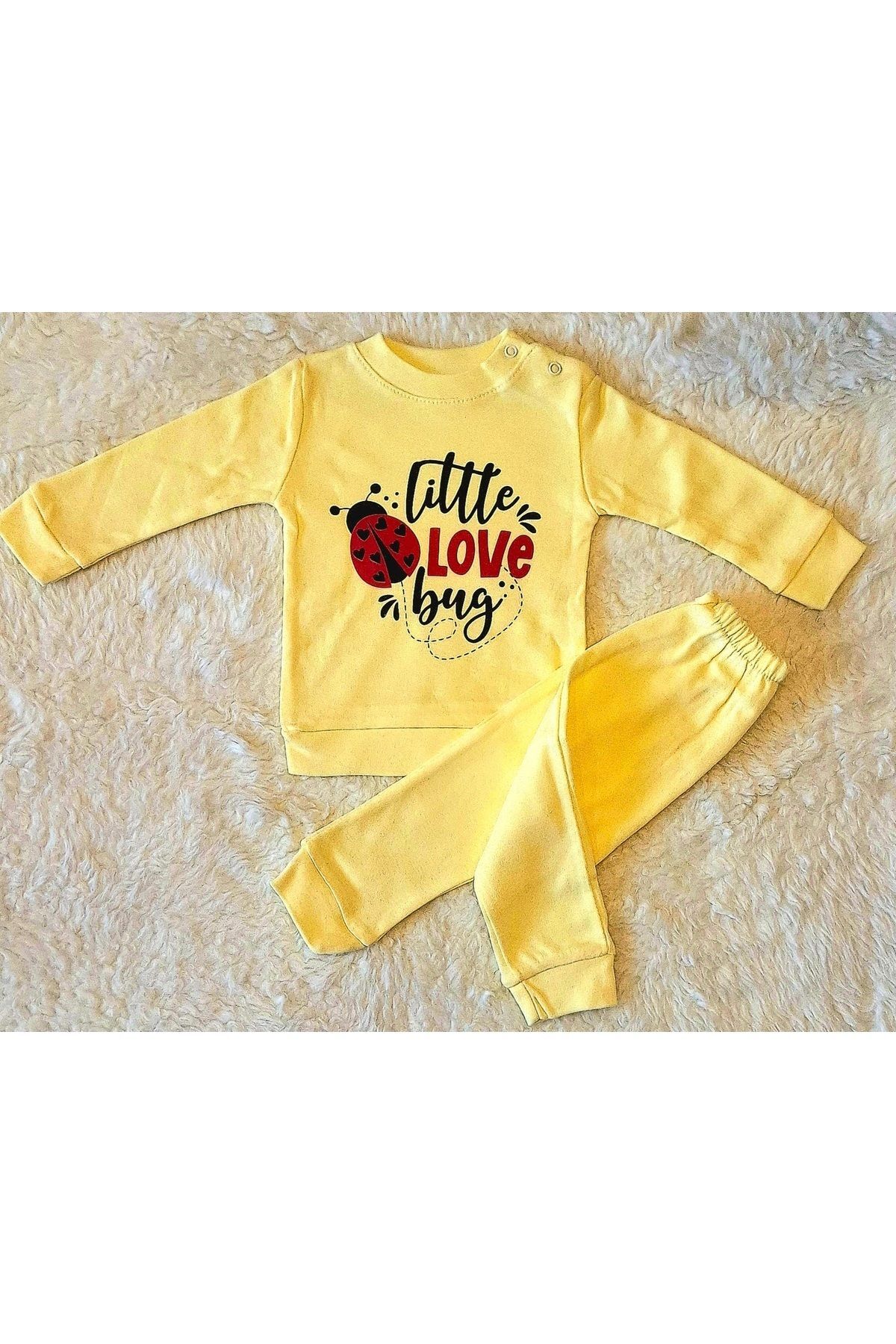 0-3 Ay Bebek Takımları, Bebek Zıbın, Patikli Pantolon, Şapka 3'lü Set, Erkek & Kız Bebek Takımları