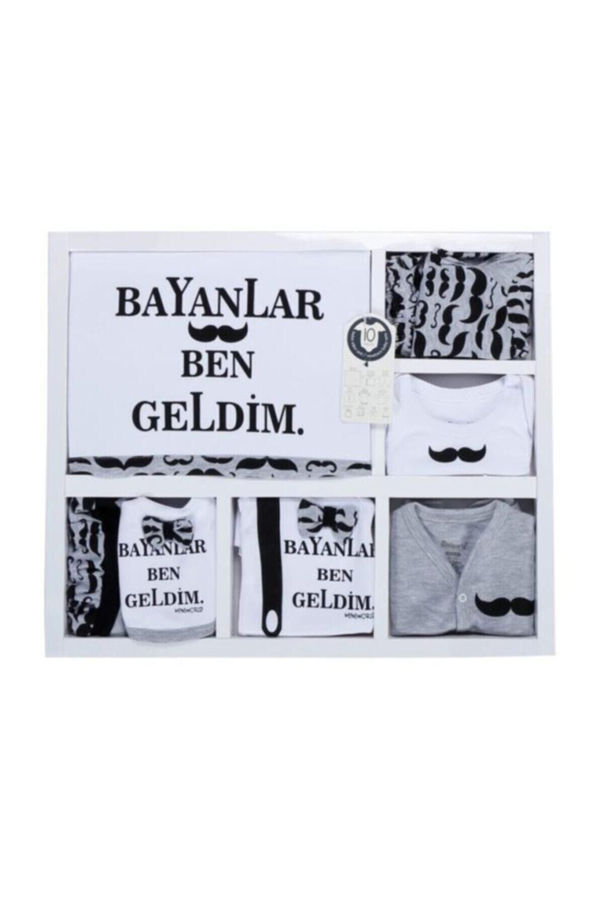 Erkek Bayanlar Ben Geldim 10 Lu Hastane Çıkışı %100 Pamuk