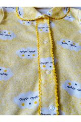 Sarı Bulutlu Komple Çıtçıtlı Kız Erkek Bebek Takım
