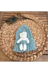 Ayıcıklı Bebek Çocuk Yün Triko Bere