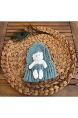 Ayıcıklı Bebek Çocuk Yün Triko Bere