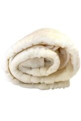 Kuzum Bebe Premium Kabartmalı Peluş Bebek Battaniyesi Krem Not. (MEVSİMLİK INCEDİR.)