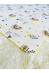 3’lü Müslin Kız Erkek Bebek Kundak Battaniye