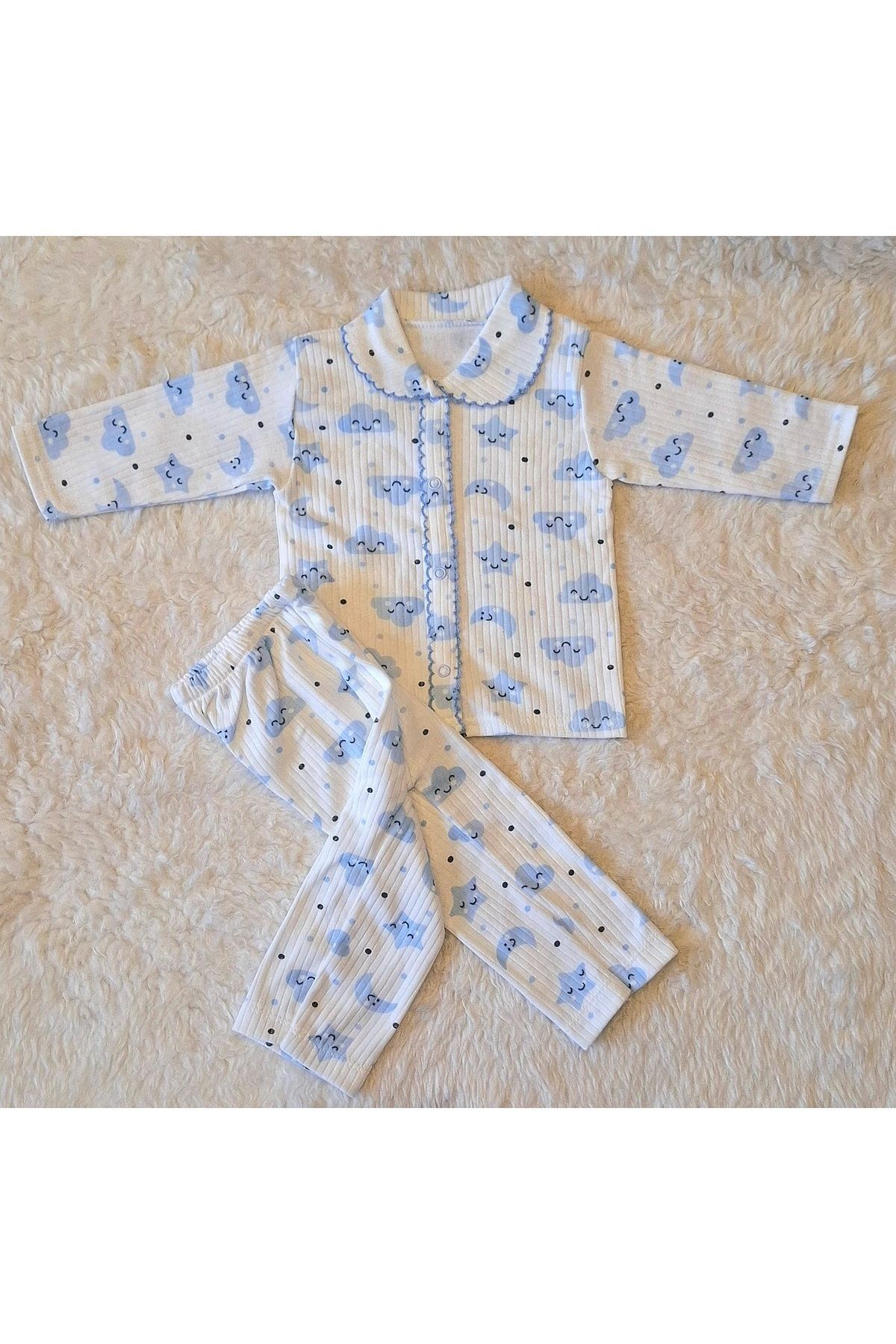 Penguen Unisex Bebek Mavi Takım A. Mavi - 3-6 Ay