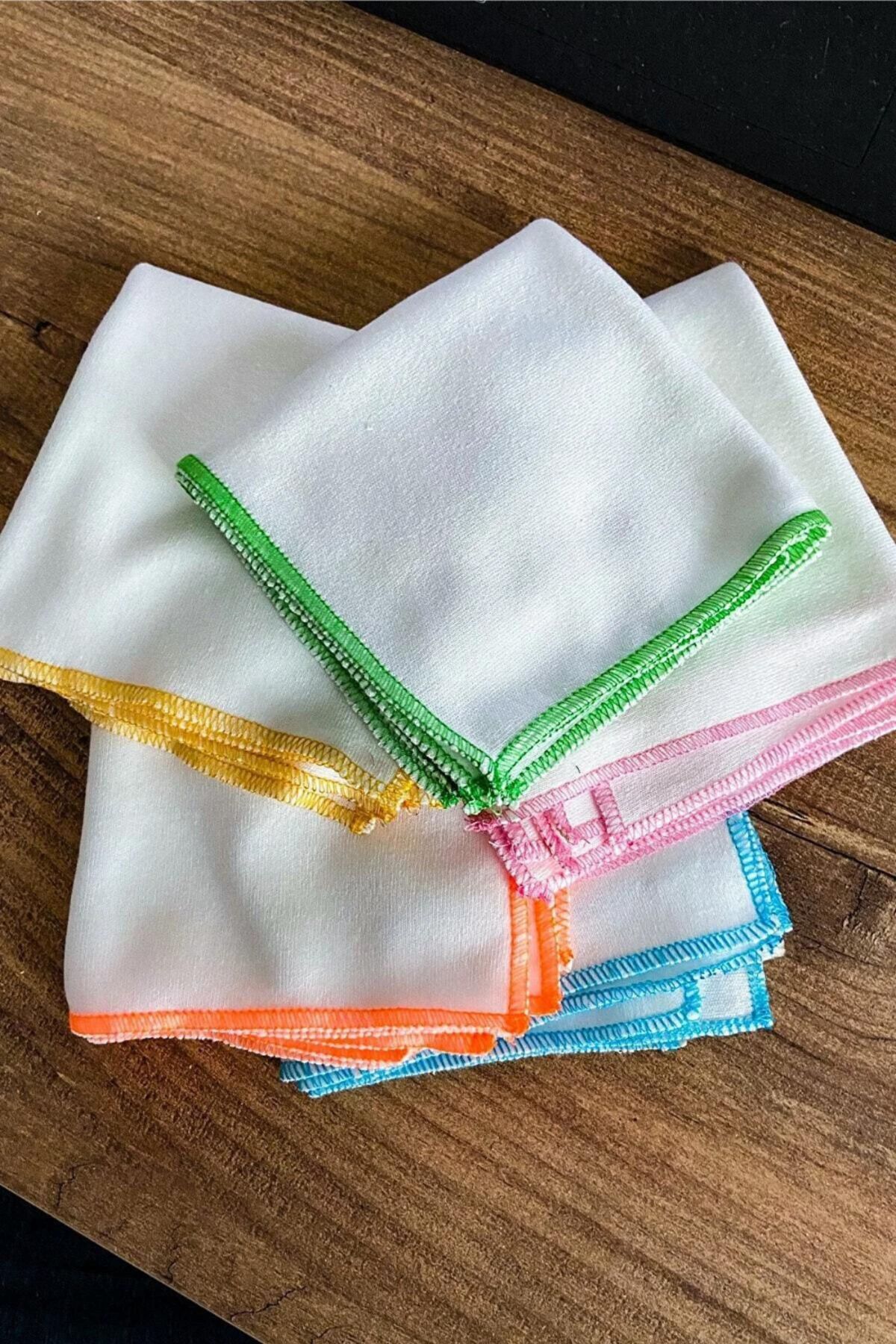 10 Adet %100 Pamuklu Bebek Ağız Silme Mendili 2 Katlı Sızdırmaz Bebek Mendili Bebek Bakım 20x20 Yeni Doğan