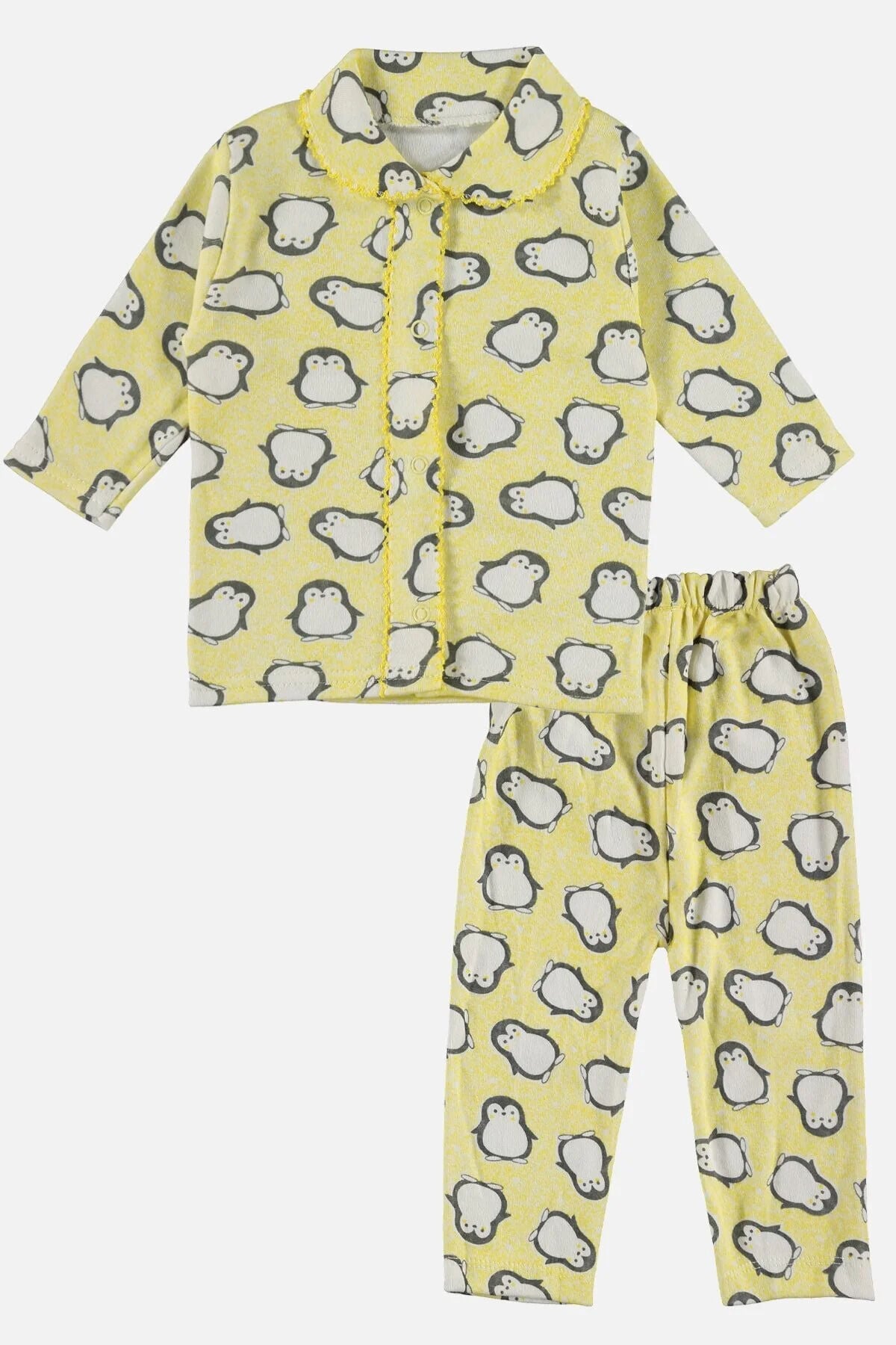 Dama Unisex Bebek Mavi Takım A. Sarı - 3-6 Ay