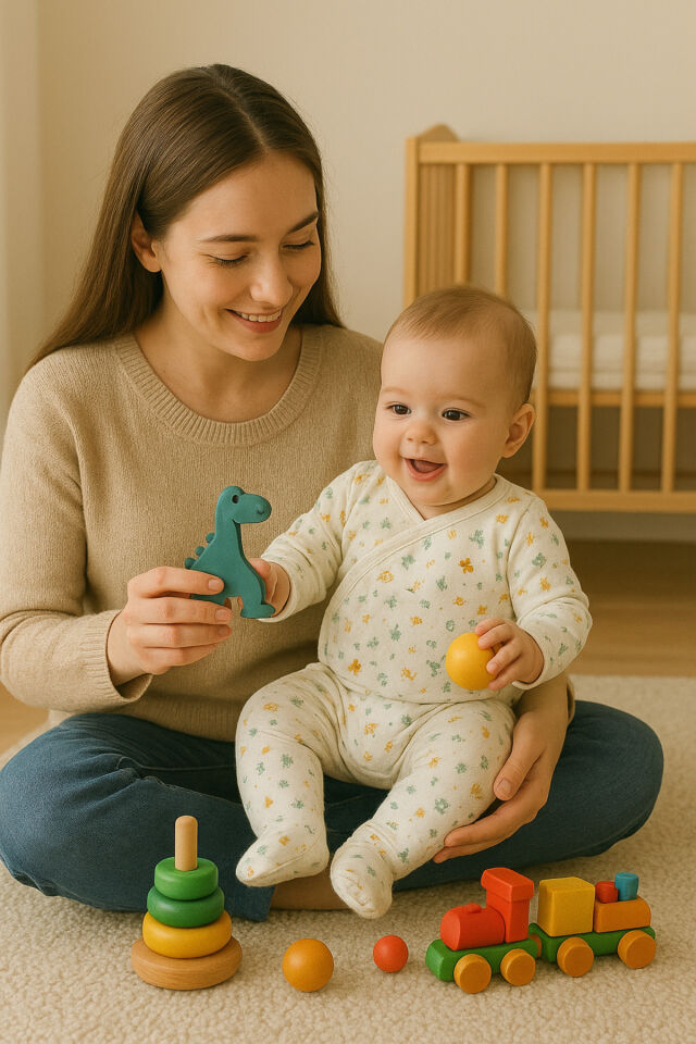 Organik Yenidoğan Kumaş Kız Erkek Bebek Hastane Çıkışı Pamuk Takım Maviuyku - 0-3 Ay