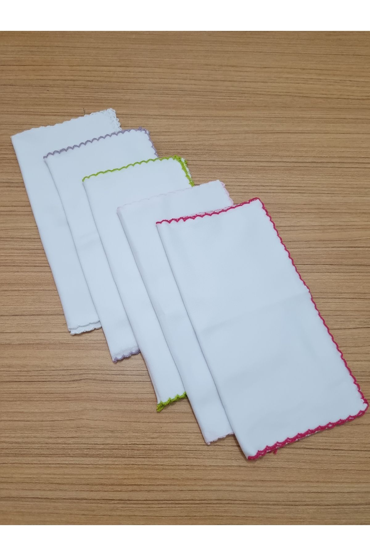 10'lu Bebek Ağız Mendili Pamuklu 20x20