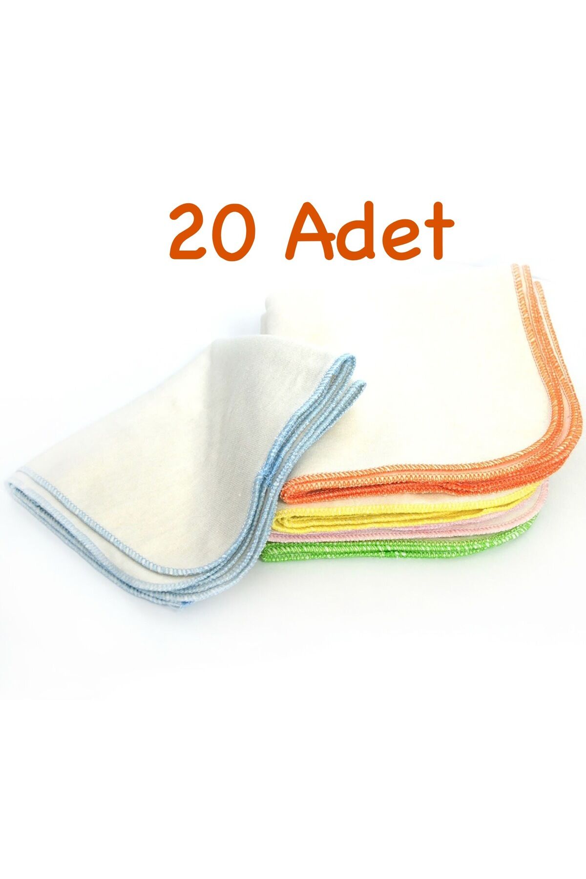 Bebek Ağız Mendil 10 Lu 2 Pkt -20 Adet-22*22 cm