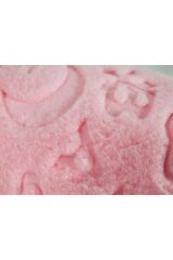 Pembe Peluş Bebek Battaniyesi 110 X 90cm (ÜRÜN MEVSİMLİK INCEDİR) Pembe - 100 X 100