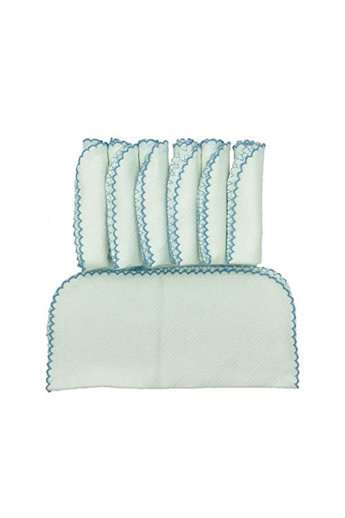 Cap&more Bebek Ağız Mendili Seti (7 Li Paket), Unisex, Yumuşak Ve Ekstra Emici %100 Pamuklu-ekru