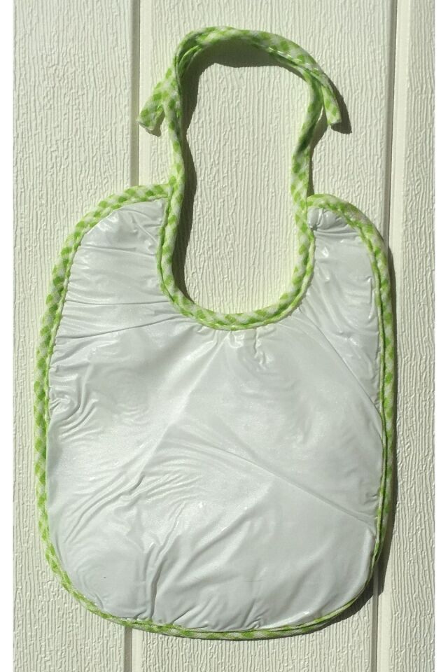 8'li Su Geçirmez Unisex 0-12 Ay Bebek Mama Önlüğü 20x24