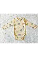 Mavi Baby Ayıcık Desenli 6 Parça Battaniyeli Yenidoğan Pamuk Takım Hastane Çıkışı Kafkas Gri Ayıcık - 0-3 Ay