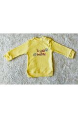 Mavi Baby Ayıcık Desenli 6 Parça Battaniyeli Yenidoğan Pamuk Takım Hastane Çıkışı Beautiful Sarı - 6-9 Ay