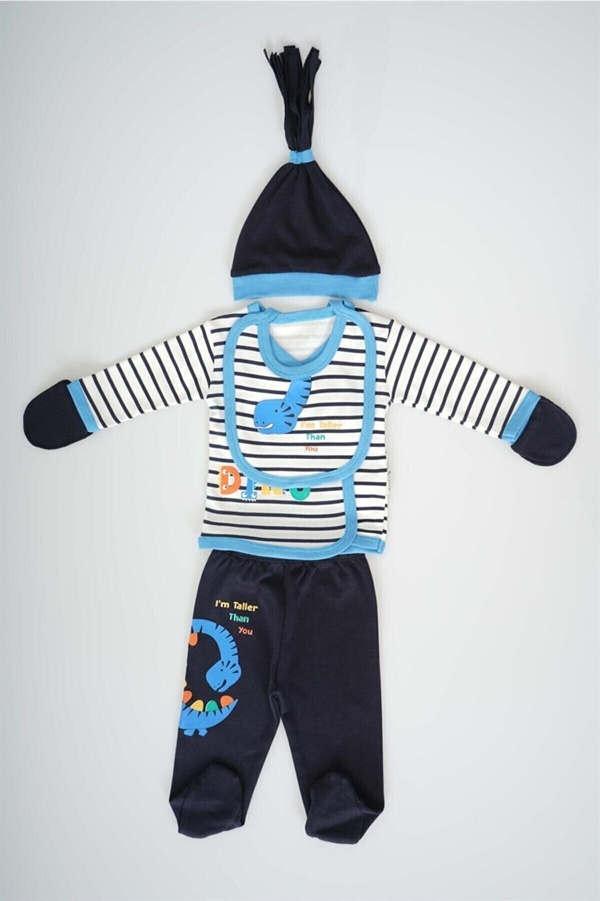 Pandalı 5'li Bebek Zıbın Takım 5417