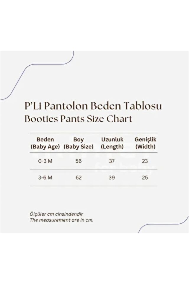 Organik Patikli Unisex Bebek Tek Alt 2'li Set