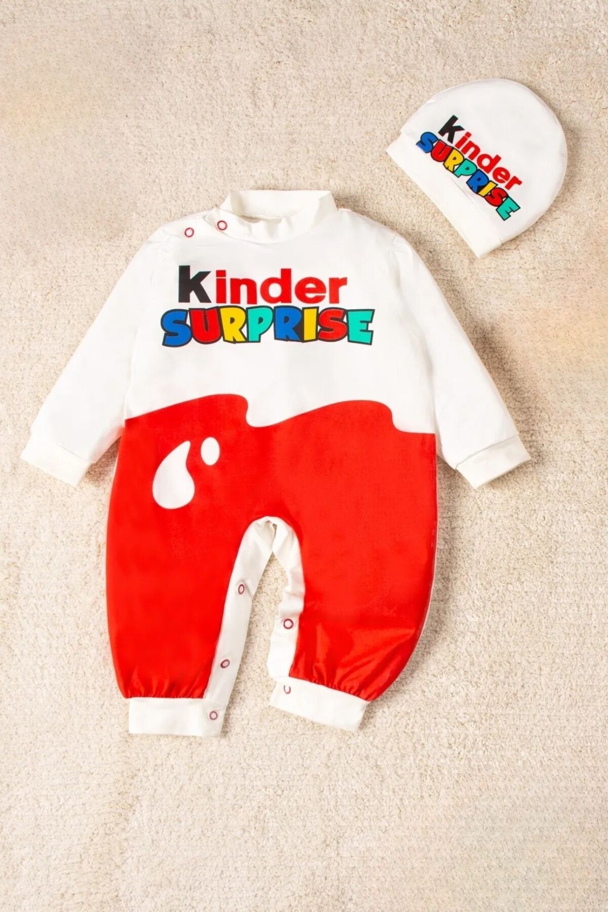 Sürpriz Yumurta ikili Bebek Takım Kinder Tulum