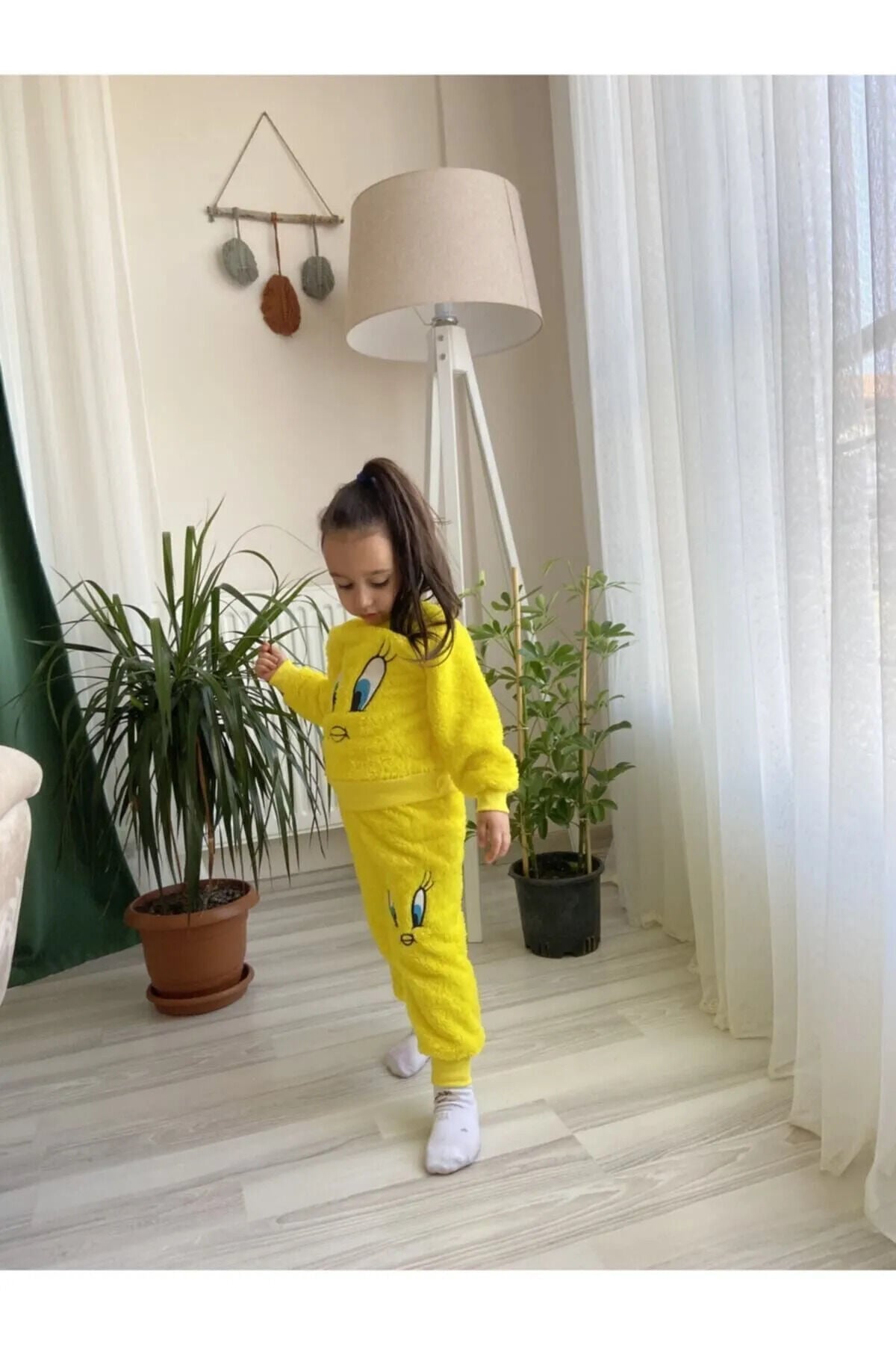 Sarı Tweety Nakışlı Peluş Kız