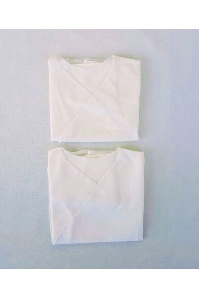 Unisex Bebek Beyaz 2'li Iç Dış Zıbın