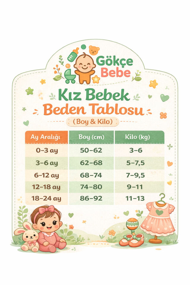 Kız Bebek Beyaz Be Happy Nakışlı Fistolu Lüks 10 Lu Hastane Çıkışı - 6633 Ekru - 0-3 Ay