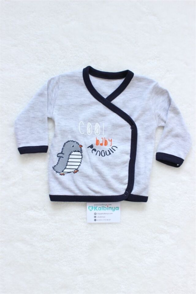 Cool Baby Penguin Yenidoğan 5'li Takım Gri Gri - Yeni Doğan